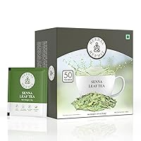 Senna Tea for Constipation, 50 Tea Bags Premium Herbal Laxative Tea for Constipation Relief, Smooth Move Colon Cleanse, Made from Natural Senna Leaves