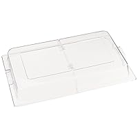 Winco Polycarbonate Dome Hinged Cover, Full Size, Medium