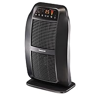 Honeywell HeatGenius Ceramic Heater, Black – Easy to Use Space Heater with Multi-Directional Heating, Digital Controls and Programmable Thermostat