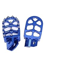 Foot Pegs Motorcycle Pedal Aluminum Rest Pedal Parts For Yamaha WR200 WR250 WR500 WR 200 250 500 XT250 Dirt Bike Accessories Pegs Footrest (Color : Blue)