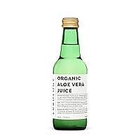 100% Organic Aloe Vera Juice 8.5 fl oz (Box of 6) - Supports Immunity & Gut Health - Straight from Farm in Spain - Undiluted - No Added Sugar or Artificial Preservatives - Non-GMO
