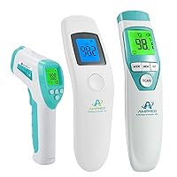 3-Pack Bundle Amplim Touchless Infrared Digital Forehead Thermometer