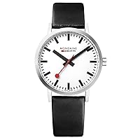 Mondaine - Mens Watch - A660.30314.16SBB - Quartz Classic Leather Band Watch - Mens Watches - Made in Switzerland