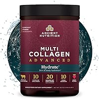 Advanced Multi Collagen Protein Powder Hydrate, Mixed Berry, 30 Servings