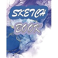 Sketchbook for Drawing: Ideal for Artistic Expression, Inventive Doodling & Composition, Ideal for Adults, Teens & Kids (110 Pages | 8.5 x 11 inch format, Abstract Pattern on the cover)