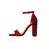 Lady Couture Dalia Rhinestone Block Heel Sandal