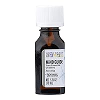 Aura Cacia Mind Guide Essential Oil Blend | GC/MS Tested for Purity | 15ml (0.5 fl. oz.)