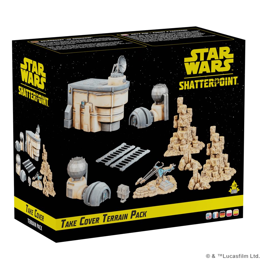 Star Wars Shatterpoint Ground Cover TERRAIN PACK | Tabletop Miniatures Game | Strategy Game | Battle Game for Kids and Adults | Ages 14+ | 2 Players | Avg. Playtime 90 Mins | Made by Atomic Mass Games