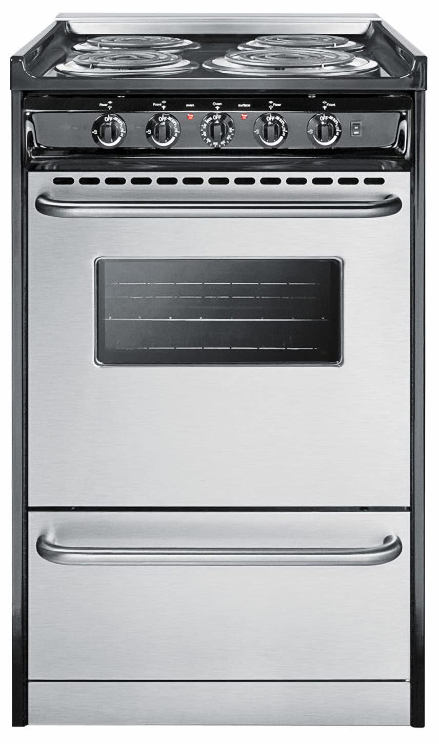 Summit TEM110BRWY Kitchen Cooking Range, Stainless Steel