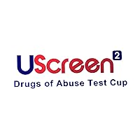 (Case of 25) 12 Panel Drug Test UScreen2 CLIA Waived Cup w/3 Adulterants (MOP 300 Included) USSCupA-12BUP300CLIA THC COC Mop Amp Met Bar Bzo Mdma Mtd Oxy Pcp Bup+