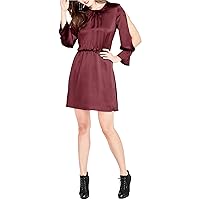 RACHEL Rachel Roy Womens Julia Split Sleeves Above Knee Party Dress