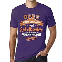 Men's Graphic T-Shirt – Enkelkinder Wahre Helden Brauchen Legende Opas – Eco-Friendly Limited Edition Short