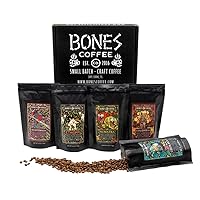 NEW World Tour Sample Pack | Whole Coffee Beans Sampler Gift Box Set | 4 oz Pack of 5 Assorted Single-Origin Gourmet Coffee Gifts | Medium Roast Coffee Beverages (Whole Bean)