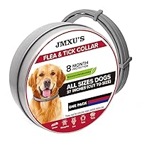 Flea and Tick Collar for Dogs, Flea and Tick Prevention for Dog, 27 Inch, 8 Month Protection, 1 Pack
