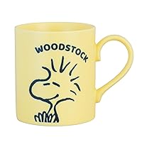 Peanuts ONE'S 627162 Woodstock Water Repellent Mug, Approx. 9.2 fl oz (260 ml), Yellow, Made in Japan