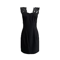 Women's Black Intertwined Strap Narcissa Dress SP91DR8