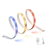 SYLVANIA Smart LED WiFi Full Color Light Strip, 6.5 ft, Dimmable, Compatible with Alexa and Google Home Only - 1 Pack (75704)