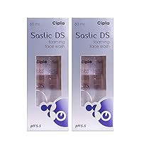 Saslic Ds Foaming Face Wash 60 ml (Pack of 2), from Life Line Medicos