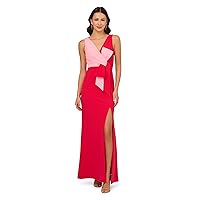 Adrianna Papell Women's Two-Tone Evening Gown