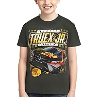 Martin Truex Jr 19 Classic Printing Athletic Crewneck T-Shirt Shirt Short Sleeve Tee Shirts for Teen Girl & Boy