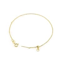 15Pcs Brass Bracelet Chain,Adjustable Slider Bracelet,Jewelry Accessories 17cm Gold