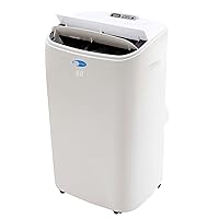 Whynter 14,000 White ARC-147WF (10,000 BTU SACC) Dual Hose Cooling Portable Air Conditioner, Dehumidifier, and Fan with Remote Control, up to 500 sq ft