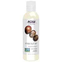 NOW Solutions, Shea Nut Oil, Multi-Purpose Intense Moisturizing Oil for Skin, Scalp and Hair, 4-Ounce