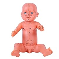 Baby Human Acupuncture Model, Pediatric Massage Simulation Model, Chinese Medicine Universal Acupuncture Points Pediatric Massage Doll Model