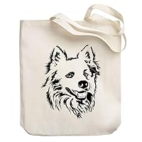 Australian Cattle Dog FACE SPECIAL GRAPHIC Canvas Tote Bag 10.5