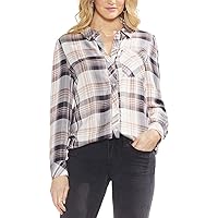 Vince Camuto Womens Casual Button Up Shirt