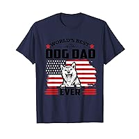 Shiba Inu Dog World's Best Dog Dad Ever Father's Day T-Shirt
