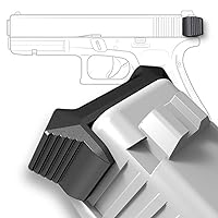 Milspin Slide Racker Jacker Compatible with Glock 17, 19/19X/23/25/26/28/30S/34/36/41/45/47/49 /PSA Dagger | Improves Slide Grip | Glock Accessories | Aircraft Grade Aluminum | Anodized | Made in USA