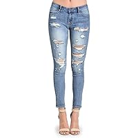 G-Style USA Women's Destroyed Skinny Jeans - Multiple Styles