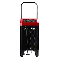 CRAFTSMAN CMXCESM233 250A 6V/12V Wheeled Battery Charger and Jump Starter – for Car, SUV, Truck, and Boat Batteries – 135-Minute Manual Timer Controlled