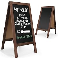 V-Opitos Large A-Frame Chalkboard Sign, 40