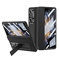 Smartphone Flip Cases Compatible with Huawei Honor Magic VS Case [Hidden Kickstand] [Wireless Charging][Screen Protector] Rugged Shockproof 360 Full Protective Phone Cover+Kickstand Flip Cases ( Color