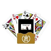 Hip Hop Music Keeps Enthusiasm Royal Flush Poker Playing Card Game