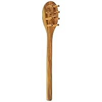 Eddington 50016 Italian Olive Wood Pasta Server, Handcrafted in Europe, Brown, 12-Inches