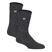 Heat Holders 2 Pairs Mens Merino Wool Socks Thermal Socks for Winter