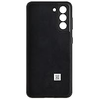 Samsung Galaxy S21 Case, Leather Back Cover - Black (US Version)