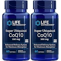 Super Ubiquinol CoQ10 100 mg, 60 softgels-Pack-2