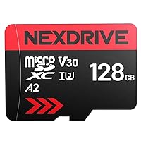 128GB Extreme microSD Card + SD Adapter up to 100MB/s, with A2 App Performance, UHS-I, Class 10, U3, V30