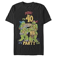 Nickelodeon Men's Big & Tall Ninja Birthday 40 T-Shirt