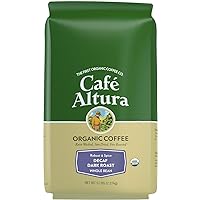Cafe Altura Whole Bean Organic Coffee, Decaf Dark Roast - Water Process (Packaging May Vary)