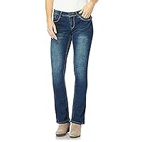 WallFlower Women's Size Legendary Bootcut Mid-Rise Insta Stretch Juniors Jeans (Standard, Katy, 16 Plus