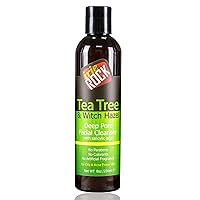 (3 PACK Tea Tree & Witch Hazel Deep Pore Acne Cleanser with Salicylic Acid 8oz- Anti-Acne and Blackheads. For Oily & Acne Prone Skin for Men and Women (3)
