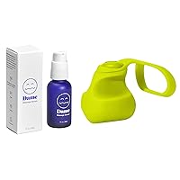 Dame Products Arousal Serum for Women Massage Oil Pleasure Feeling+Fin Small Finger Massager-Citrus,Organic Vegan pH Balanced,Grip Free Super Quiet 100% Medical Grade Silicone