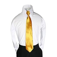 color satin clip-on necktie from baby to teen