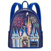 Loungefly Disney Parks Mini Backpack - Mickey At Cinderella Castle - Walt Disney World