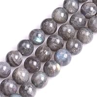 JOE FOREMAN Labradorite Beads for Jewelry Making Natural Gemstone Semi Precious 8mm Round 15